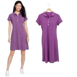 Land’s End Purple Polo Dress